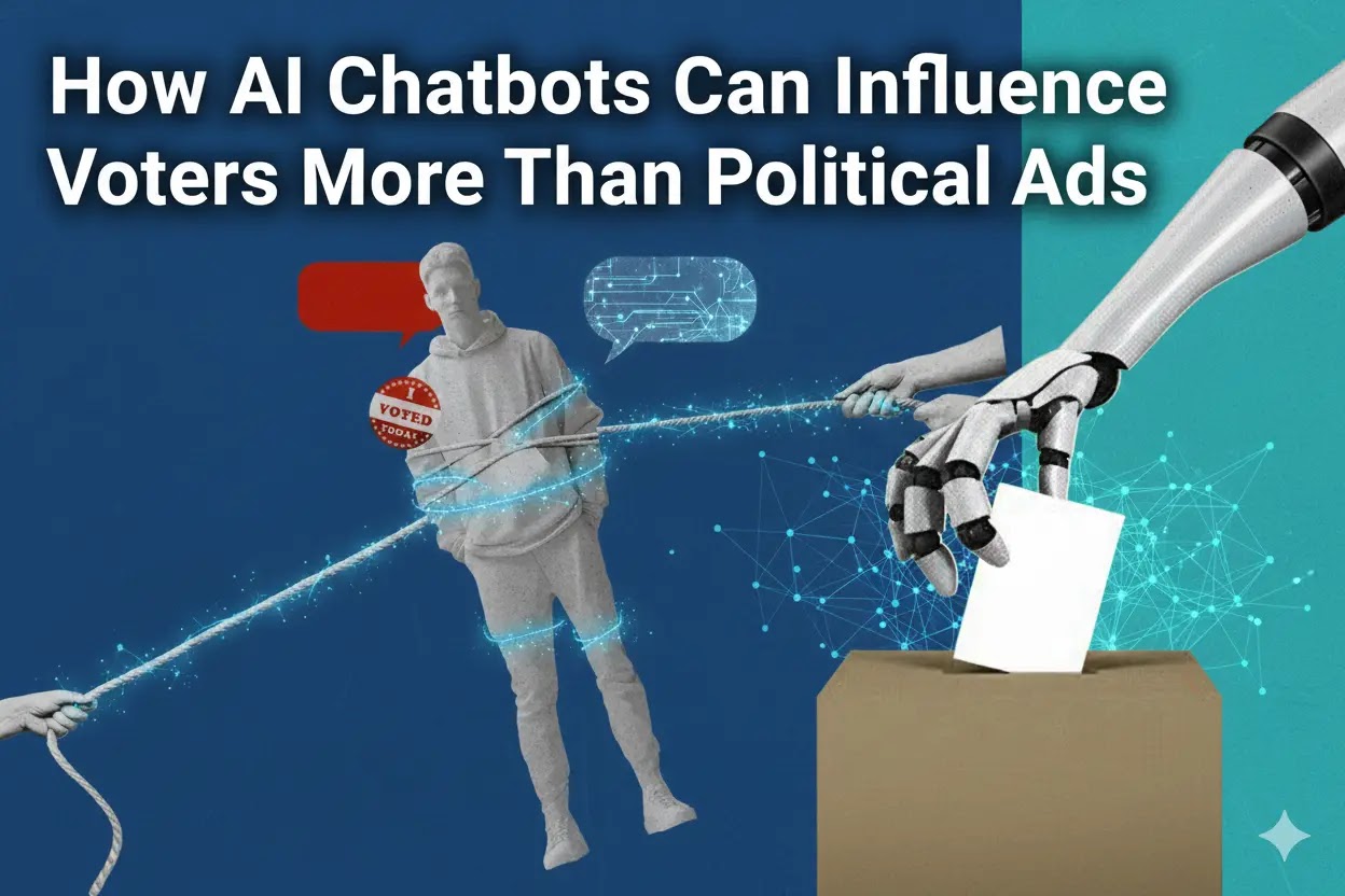How AI Chatbots Can Influence Voters More Than Political Ads